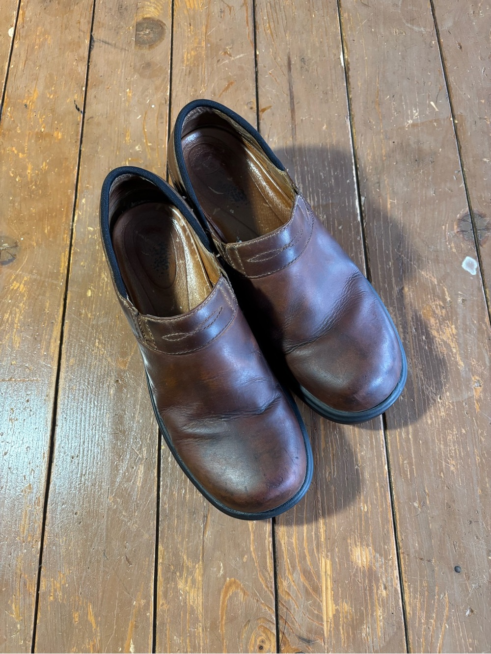 Ariat Santa Cruz Brown Mocha Leather Slip On ATS Clogs 93927